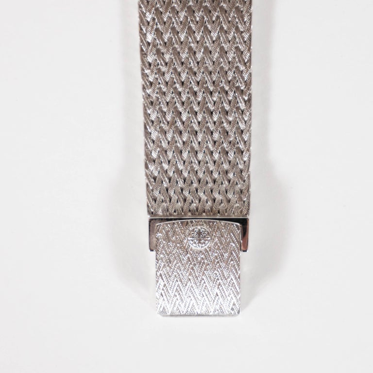 patek philippe white gold automatic watch ref 3604