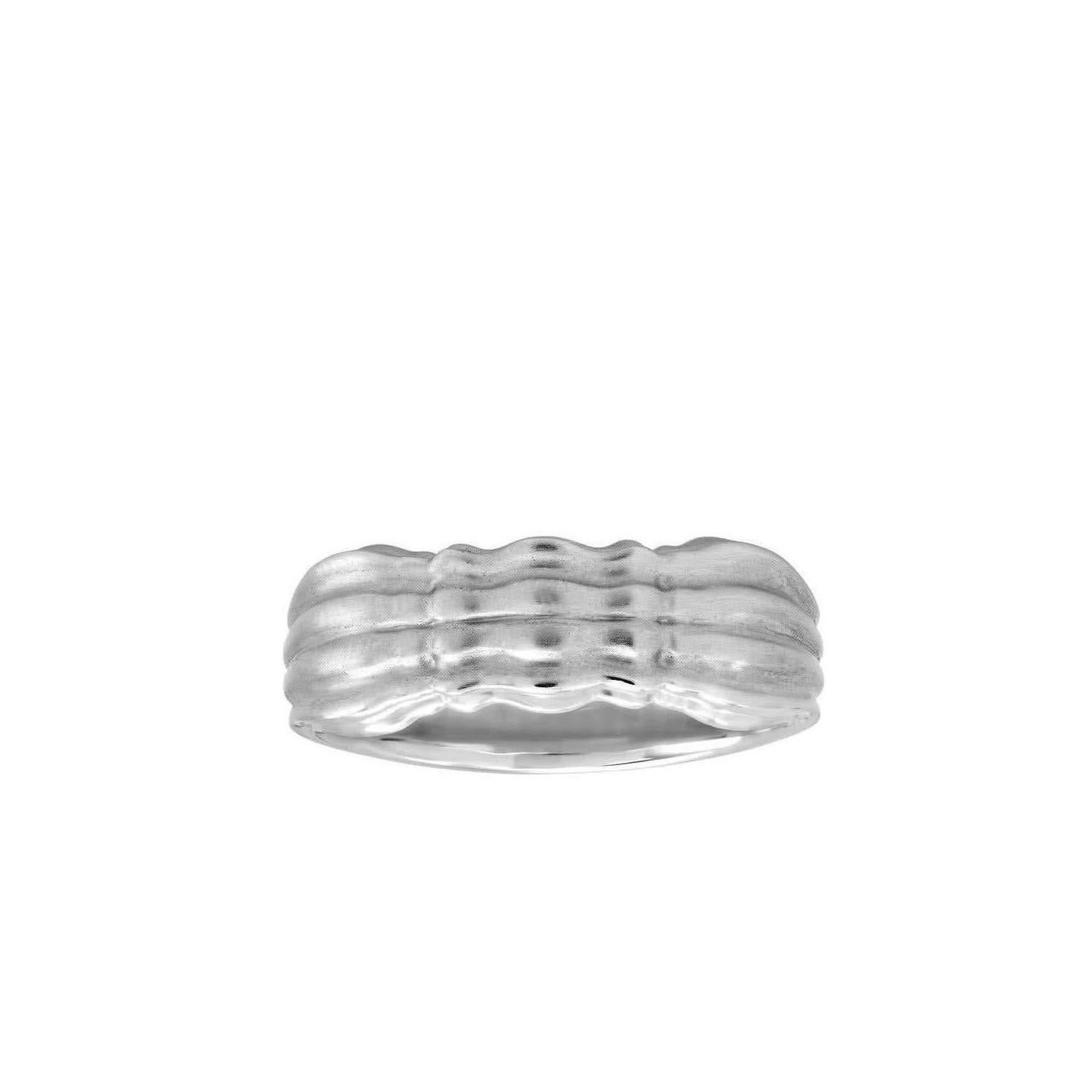 Contemporary FARBOD 18 Karat White Gold Ring 