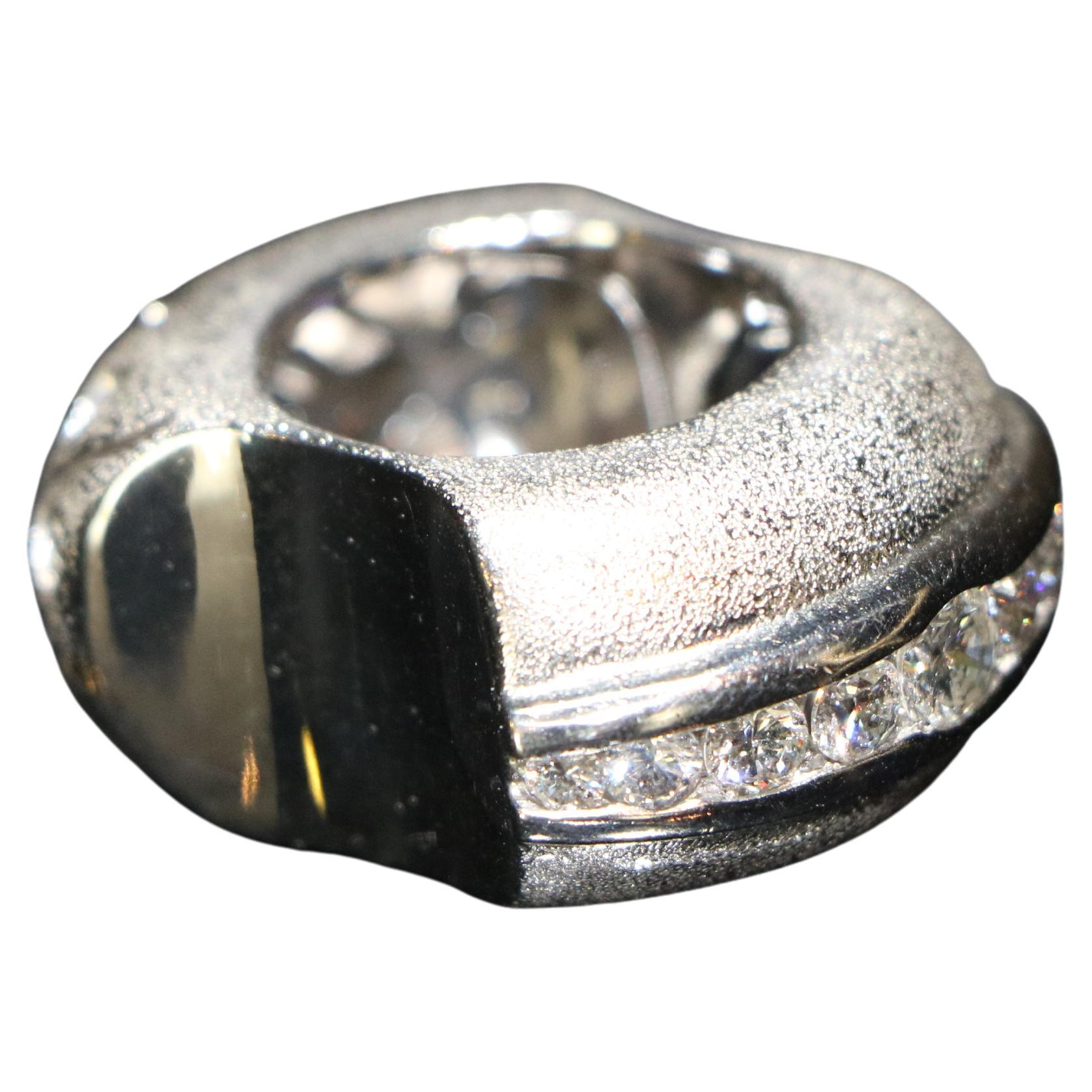 Anello in oro bianco 18 carati