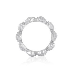 18 Karat White Gold Ring Matte 'In Stock'