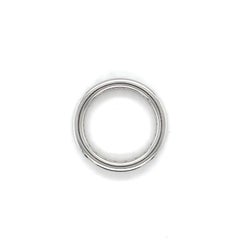 18 Karat White Gold Round Diamond Band Ring