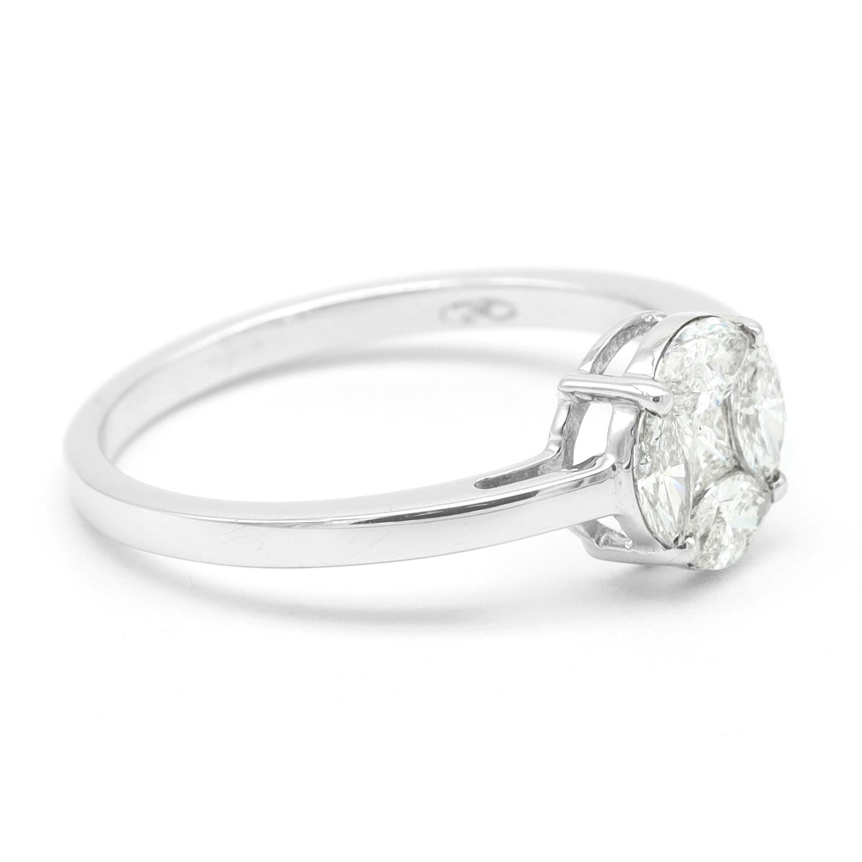 illusion set ring
