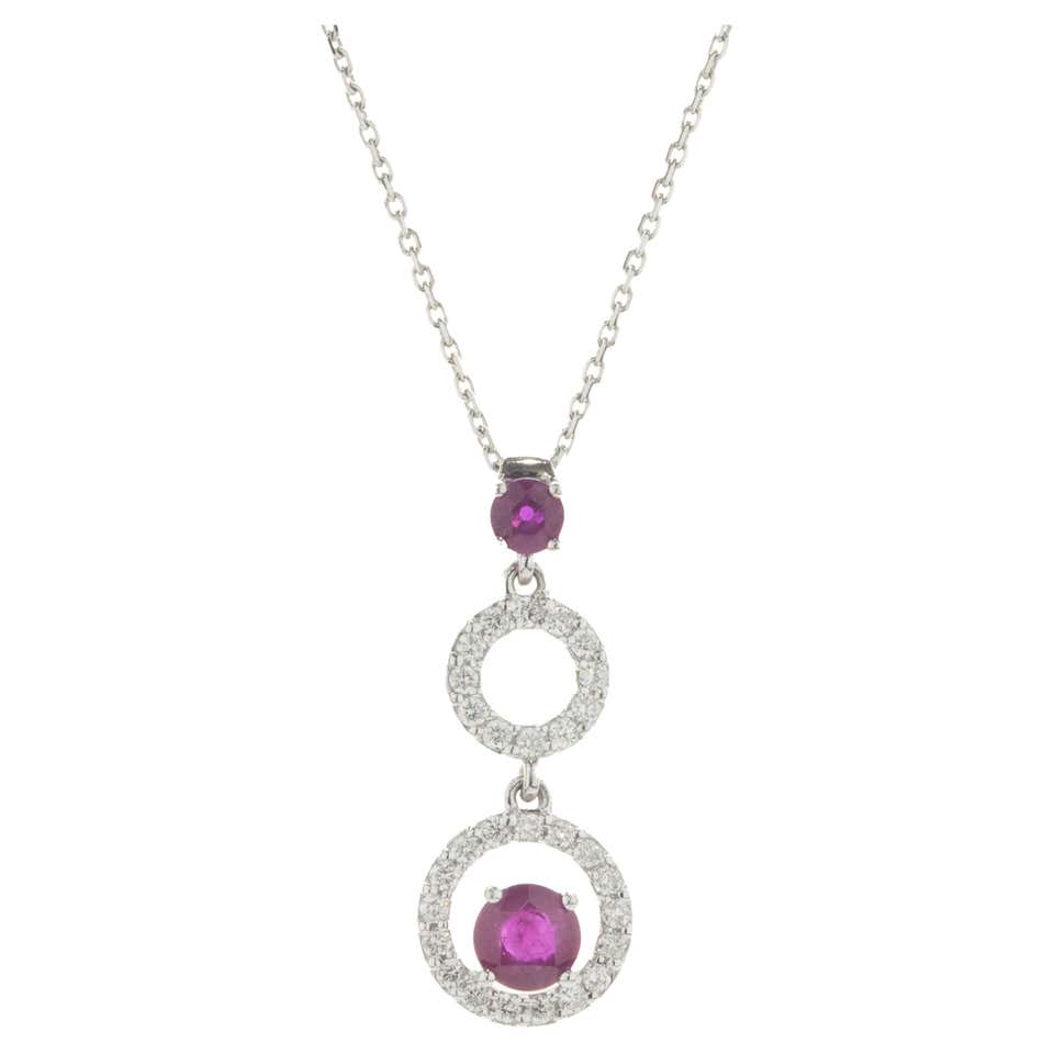 Antique Ruby Drop Necklaces - 377 For Sale at 1stDibs | ruby drops necklace