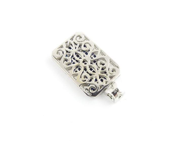 18K White Gold Sapphire & Diamond Charlotte Collection