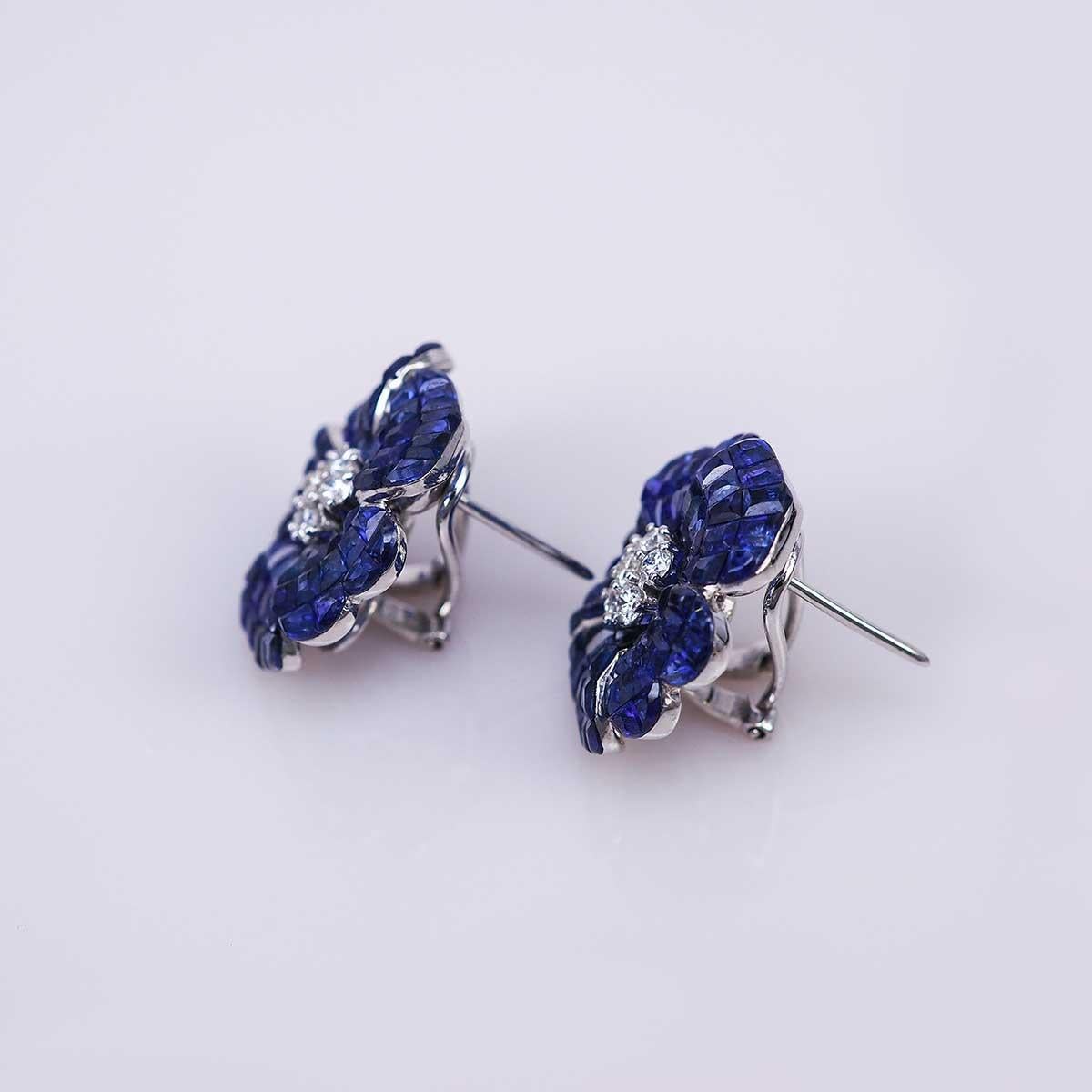 blue nile sapphire earrings