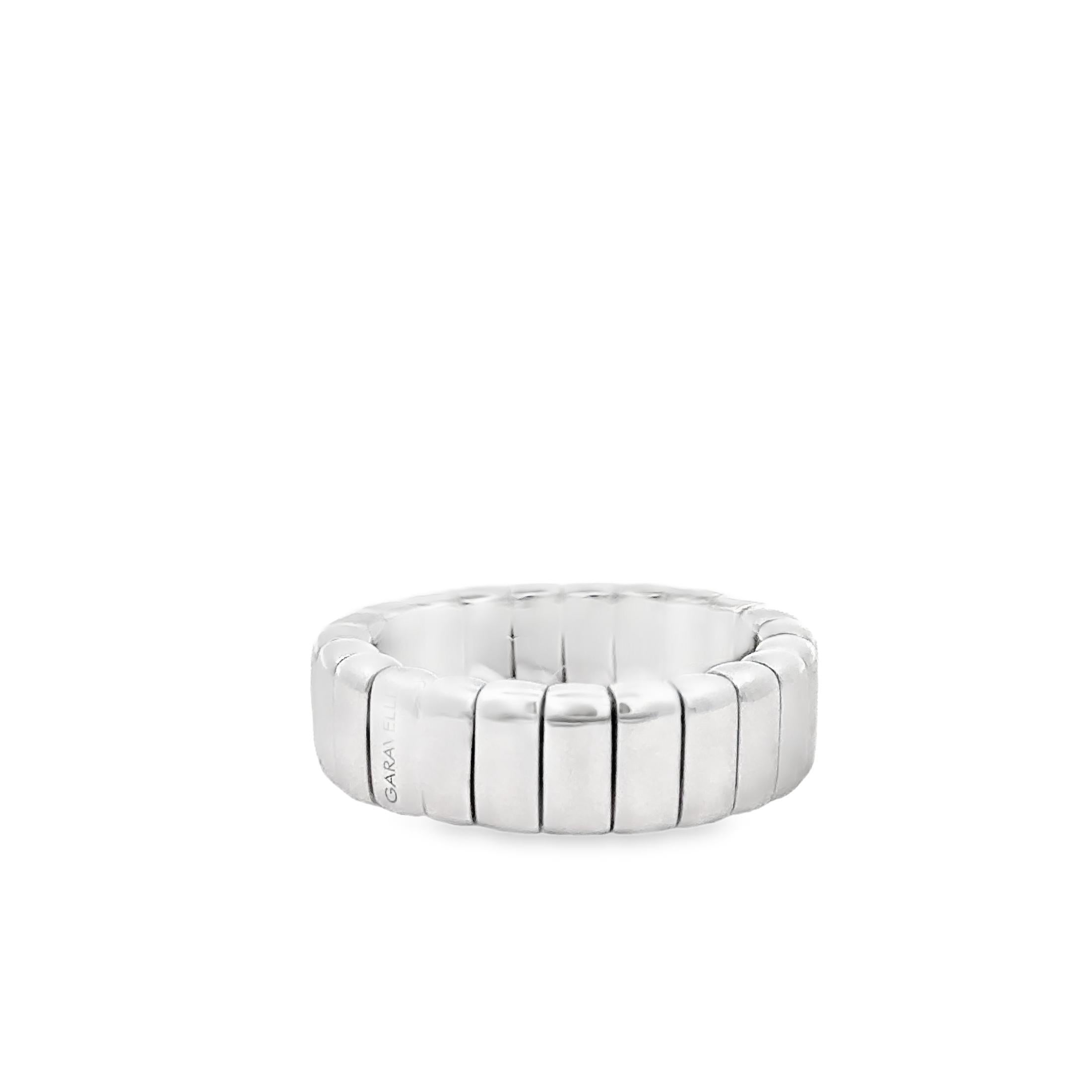 18 Karat Weißgold Stretchy-Ring Damen im Angebot