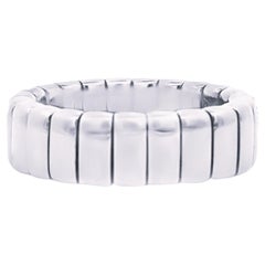Bague extensible en or blanc 18 carats