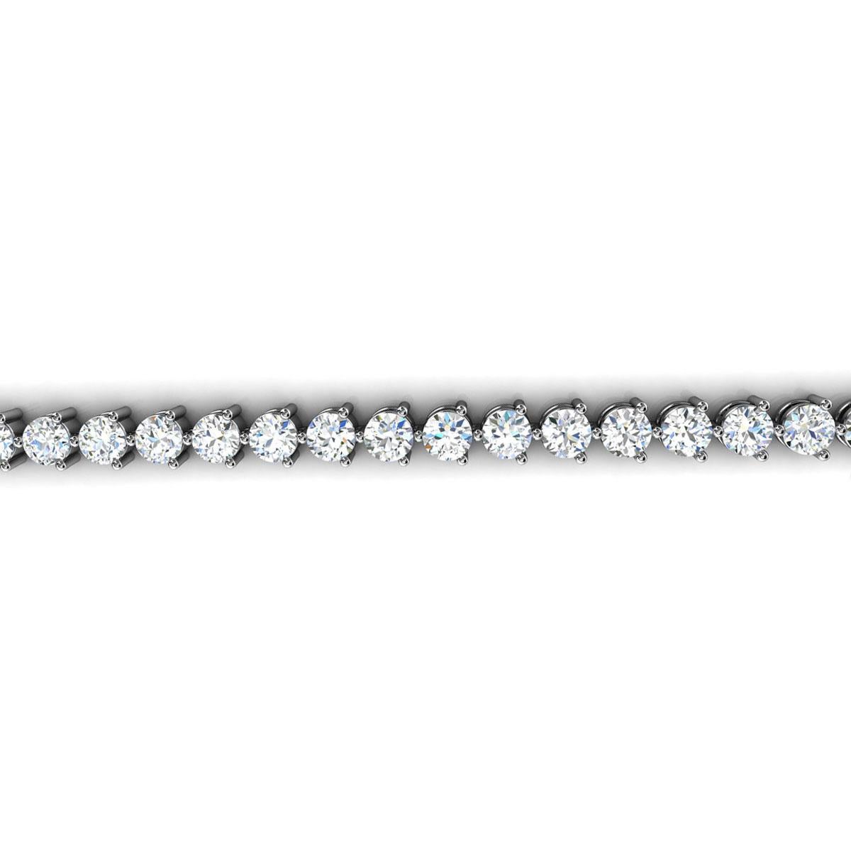 three diamond bracelet