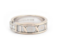 18 Karat White Gold Tiffany & Co. 0.24 Carat Diamond Atlas Band