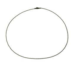 18 Karat White Gold Twisted Cable Necklace #20646