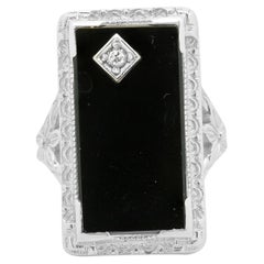 Onyx Cocktail Rings