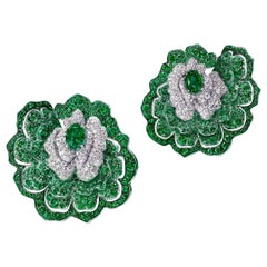 Emerald Stud Earrings