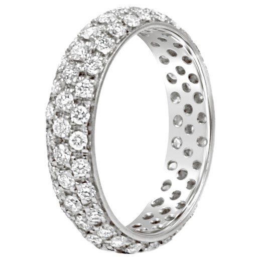 Chaumet Bee My Love 18 Karat White Gold Pavé Set Diamond Ring For Sale at  1stDibs