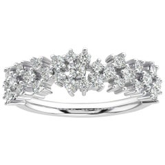 Anillo de Diamantes Willow Fashion '3/4 Quilates' de Oro Blanco de 18 Kilates