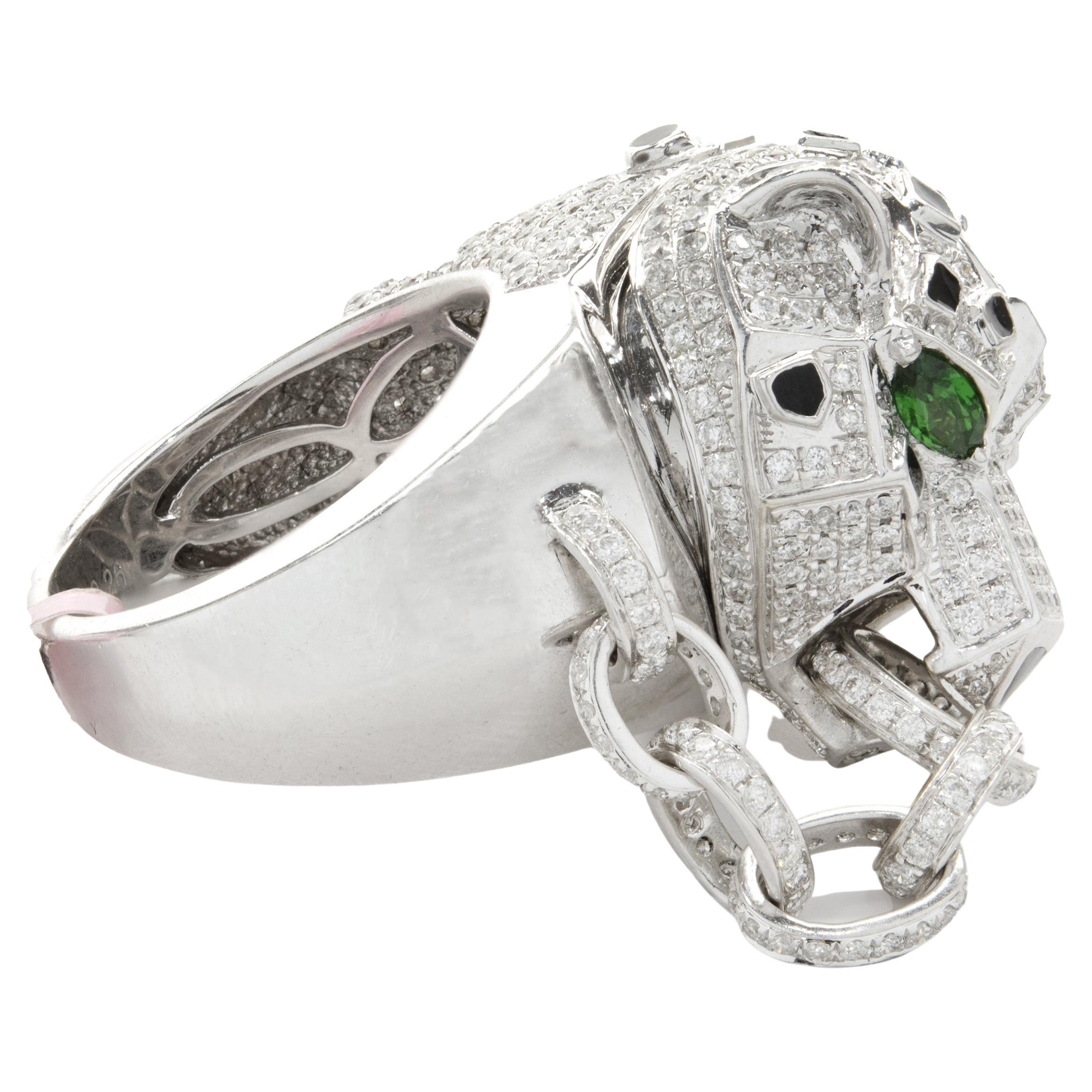 ひし型 FIXER SMALL PANTHER RING WHITEDIAMOND | iuggu.ru