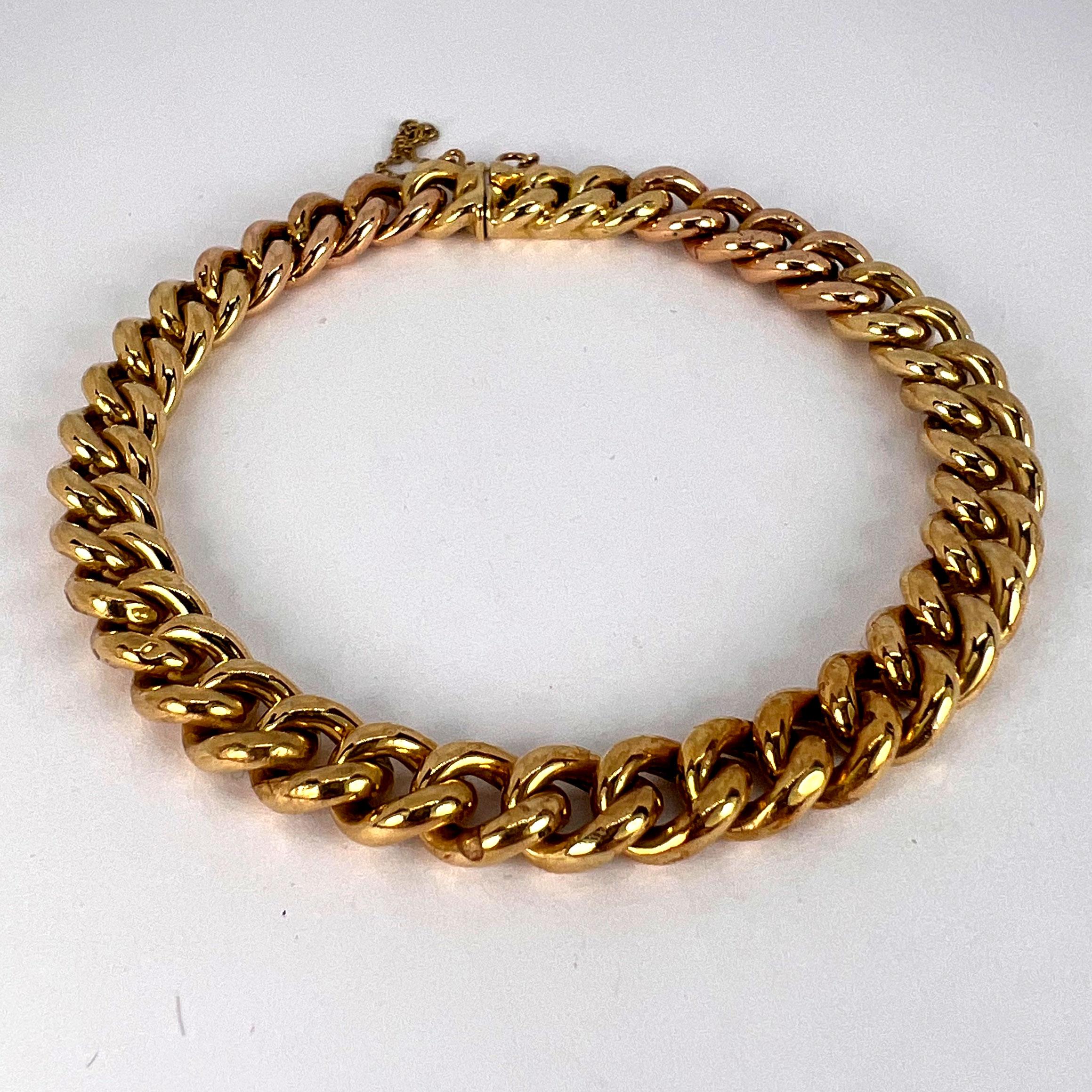 Gliederarmband aus 18 Karat Gelb- und Roségold mit Kurbeln im Angebot 7
