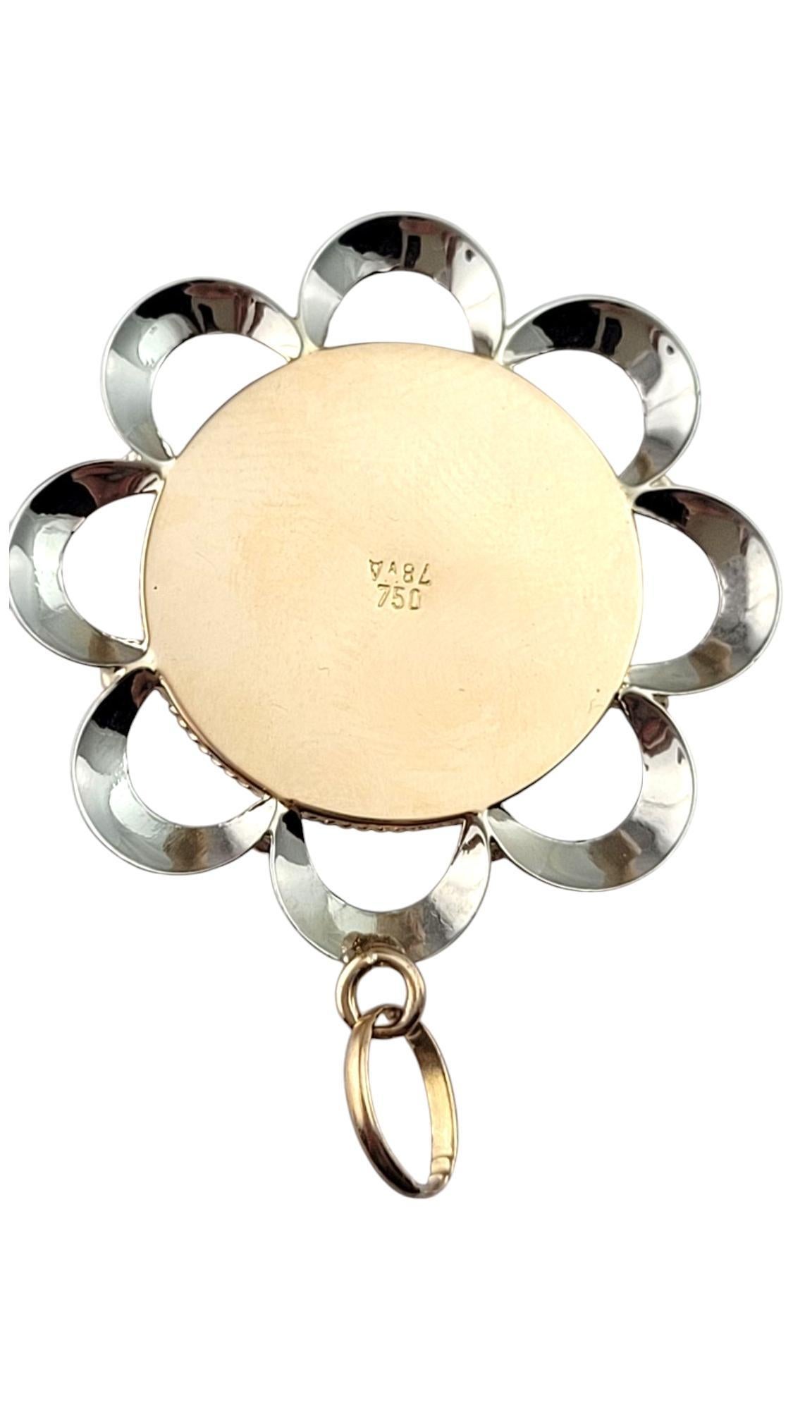 Pendentif Blessing en or jaune et blanc 18 carats #21273 Pour femmes en vente