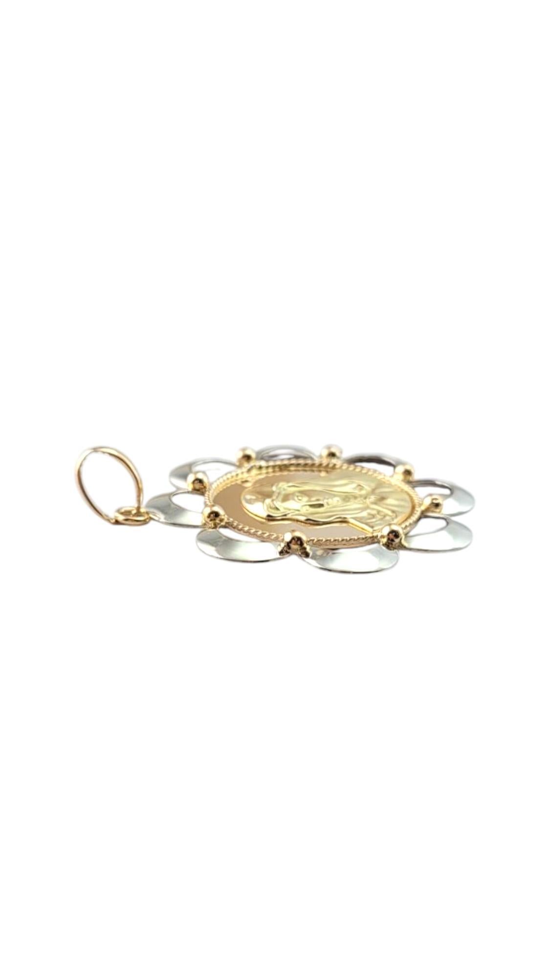Pendentif Blessing en or jaune et blanc 18 carats #21273 en vente 3