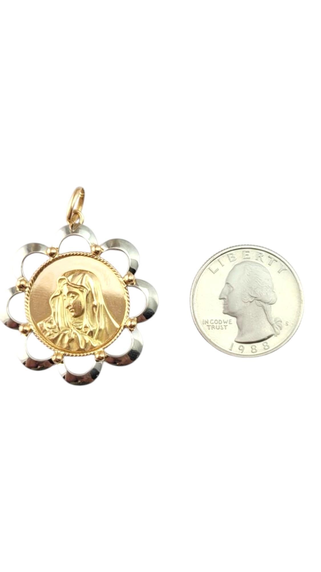 Pendentif Blessing en or jaune et blanc 18 carats #21273 en vente 4