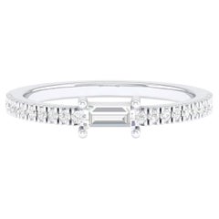 18 Karat Yellow Gold 0.4 Carat Diamond Infinity Band Ring