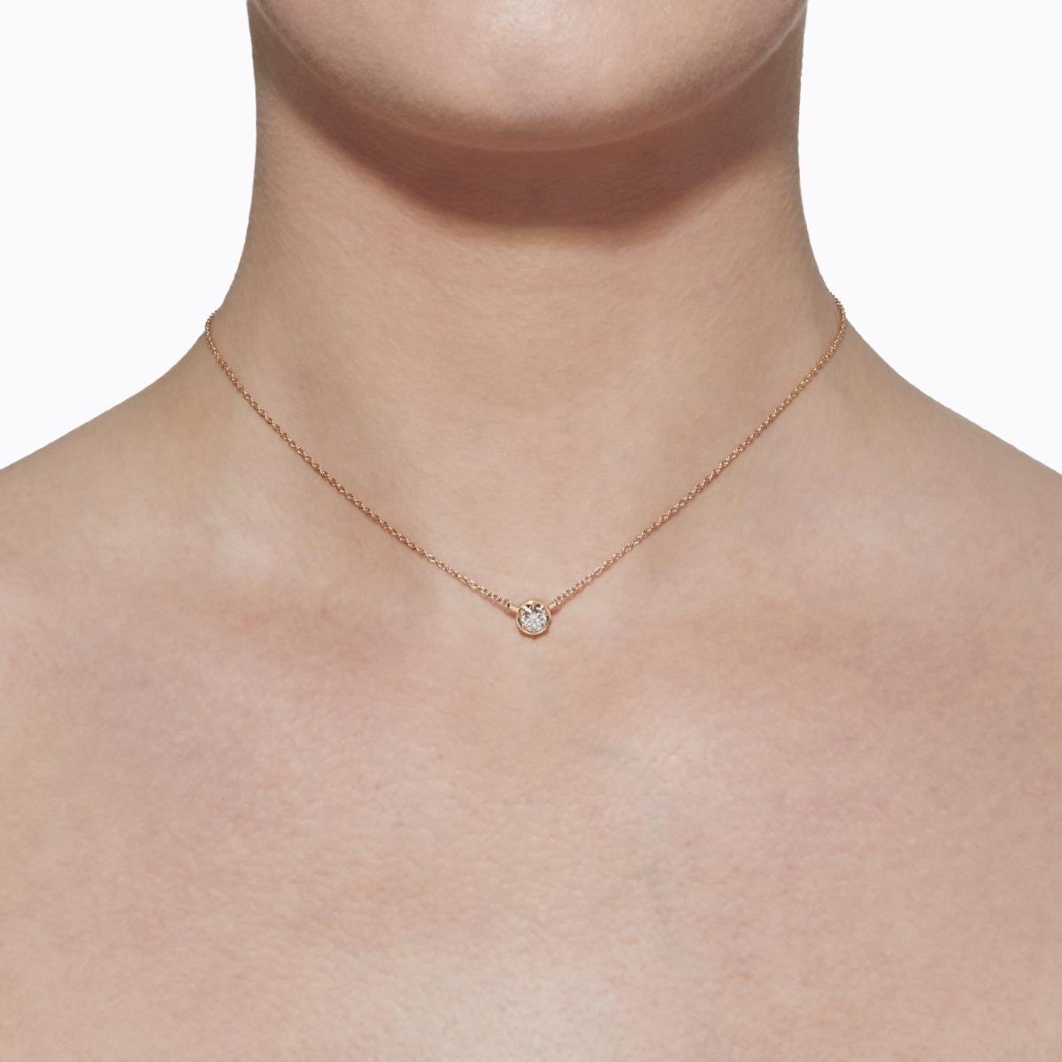 18 carat gold diamond necklace