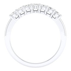 18 Karat Yellow Gold 0.5 Carat Sapphire Infinity Band Ring