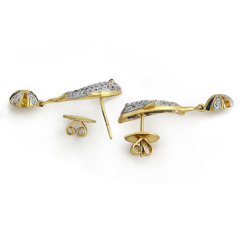 ball type earrings