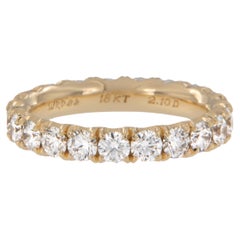 Bracelet éternel en or jaune 18 carats avec 2,10 cttw de diamant par William Rosenberg