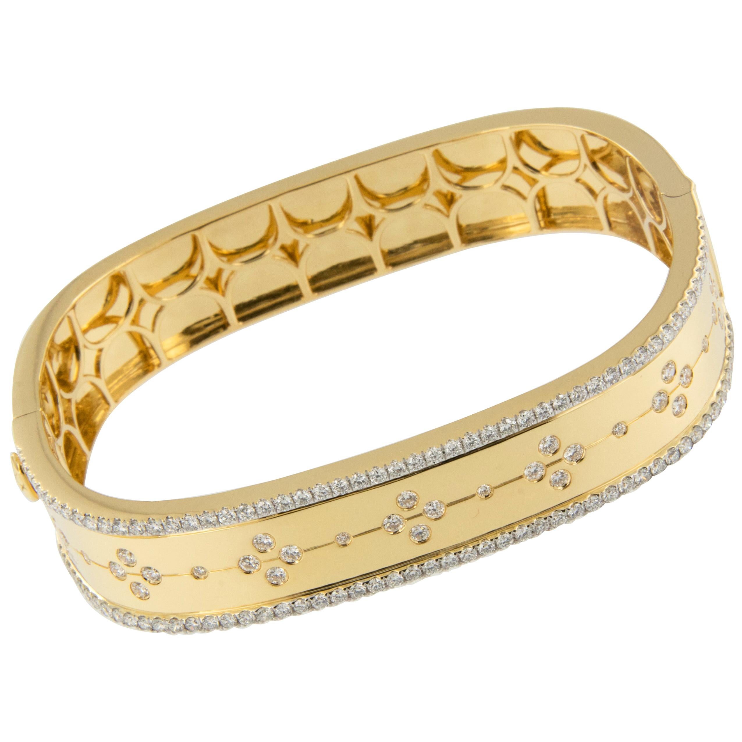 Diamond Clover Bracelets - 36 For Sale on 1stDibs | clover diamond ...