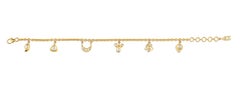 18 Karat Yellow Gold 3 Petal Hook Earrings with Uncut Diamonds