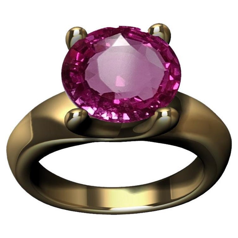 Antique Pink Sapphire Solitaire Rings - 140 For Sale at 1stDibs | natural  pink sapphire ring, engagement ring with pink sapphires, pink sapphire and  diamond ring