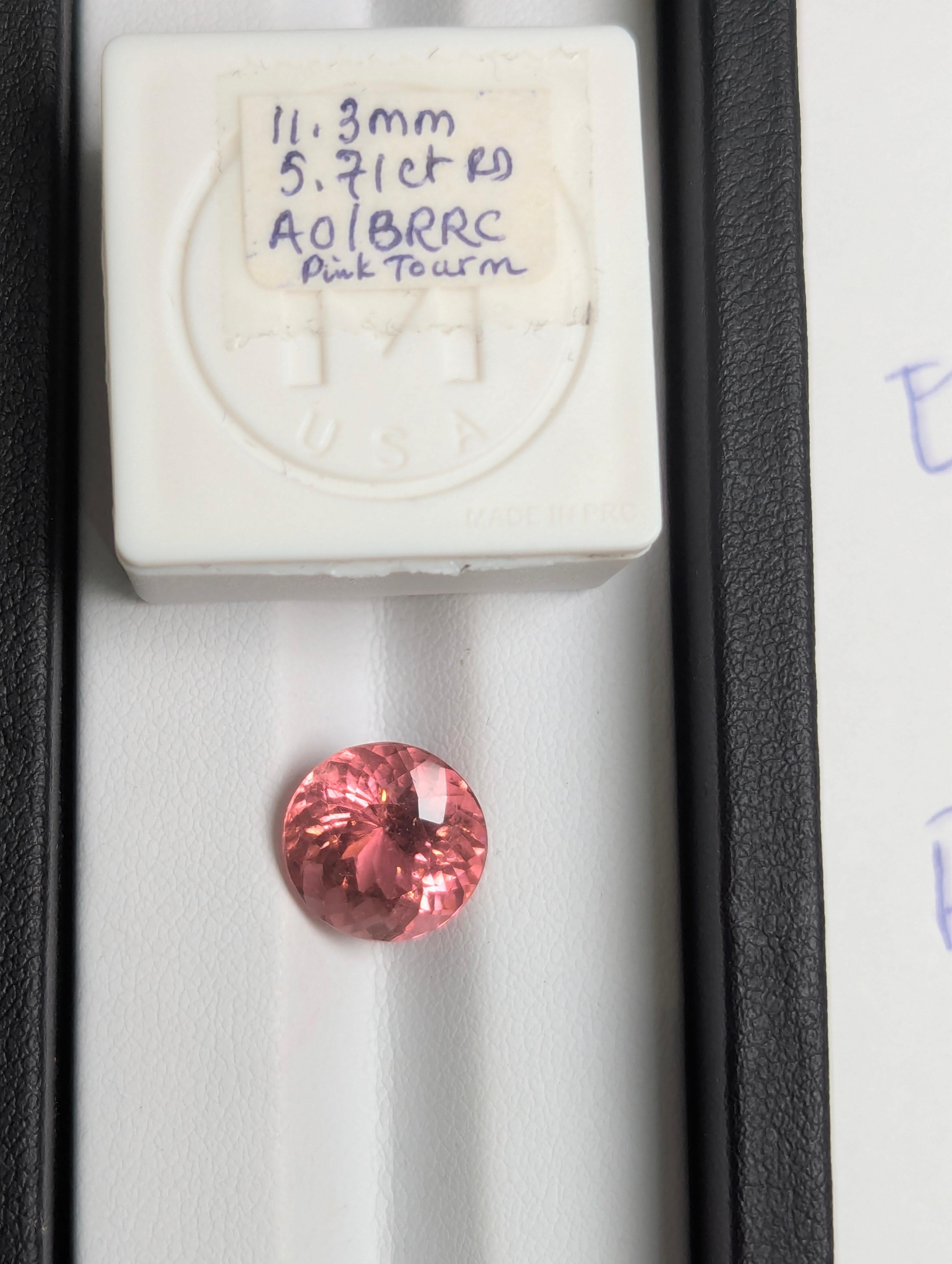 En venta: Oro amarillo de 18 quilates 5,71 quilates  Anillo Rosa Turmalina Rosa  5