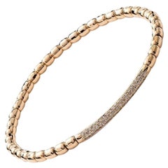 18 Karat Yellow Gold ALF Extendable Diamond Bracelet