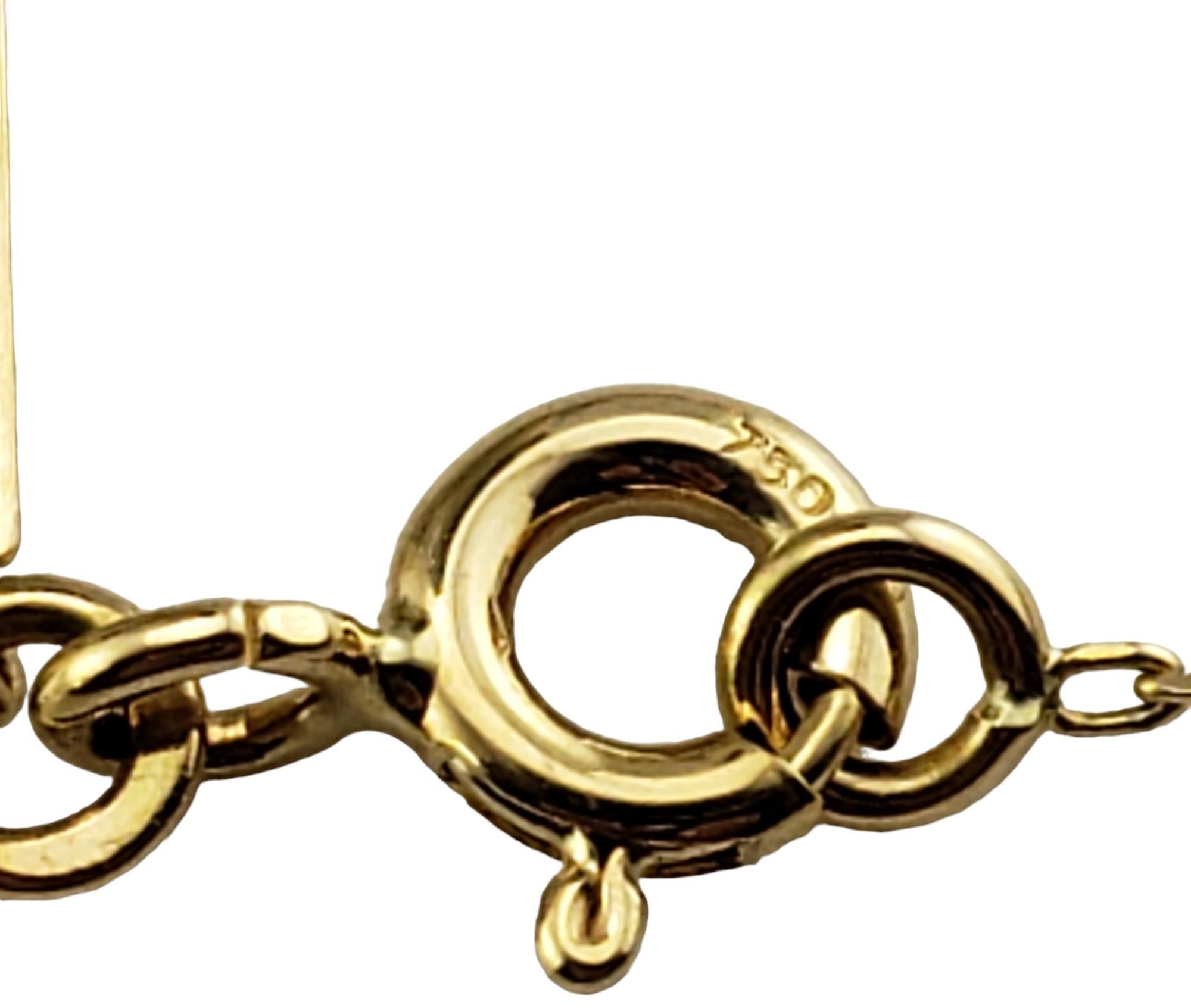 18 Karat Gelbgold Amethyst-Halskette #15947 im Angebot 2