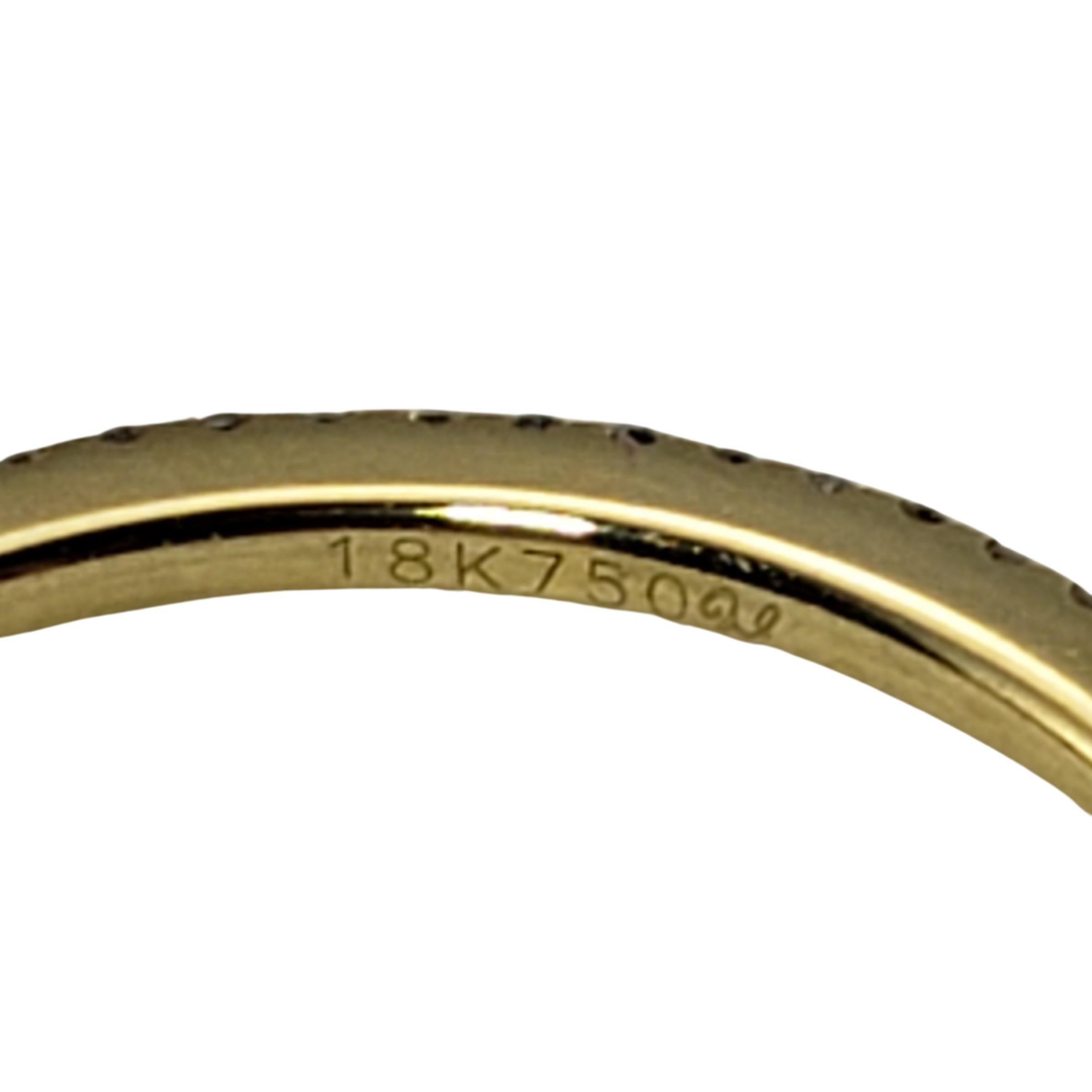 18 Karat Yellow Gold and Diamond Eternity Band Ring 1
