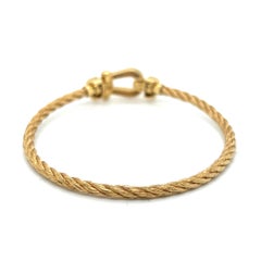 Pulsera Fuerza 10 de oro amarillo de 18 quilates y diamantes de Fred