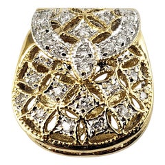 Handtaschenanhänger aus 18 Karat Gelbgold mit Diamanten