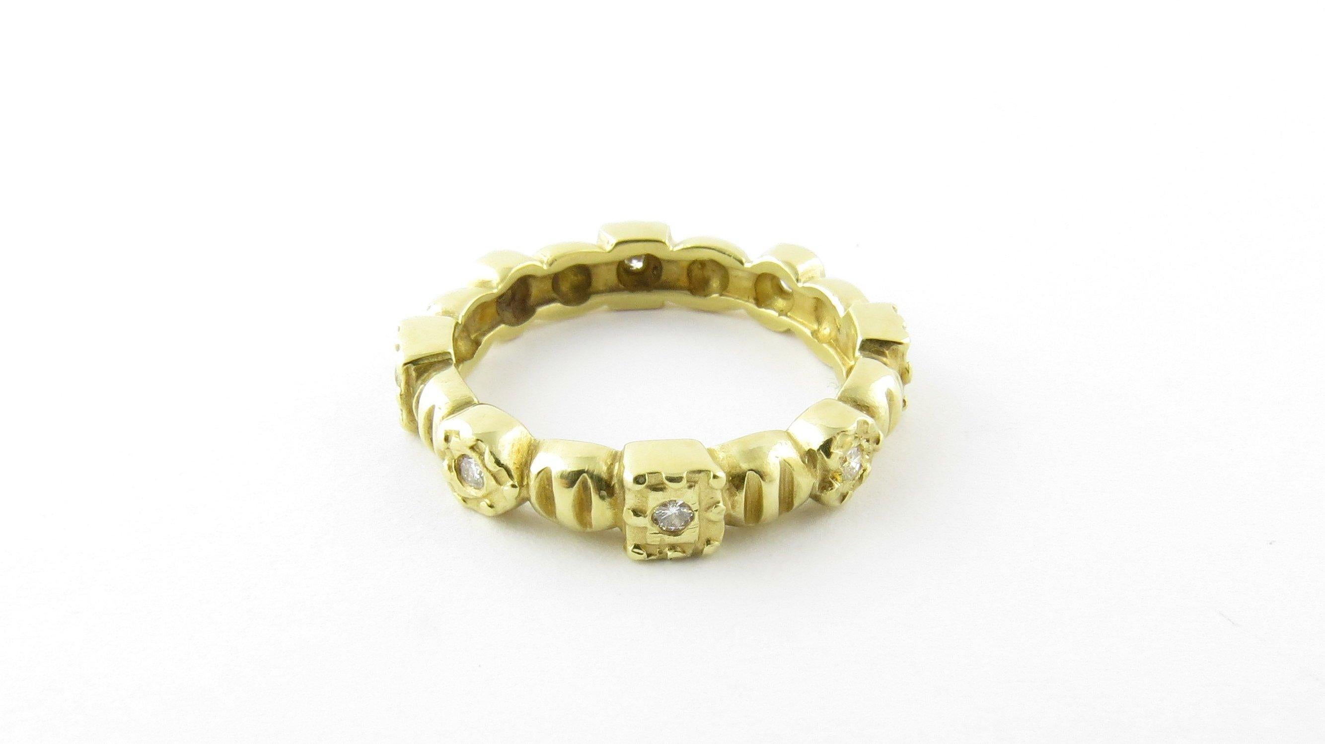 18 Karat Yellow Gold and Diamond Ring 3