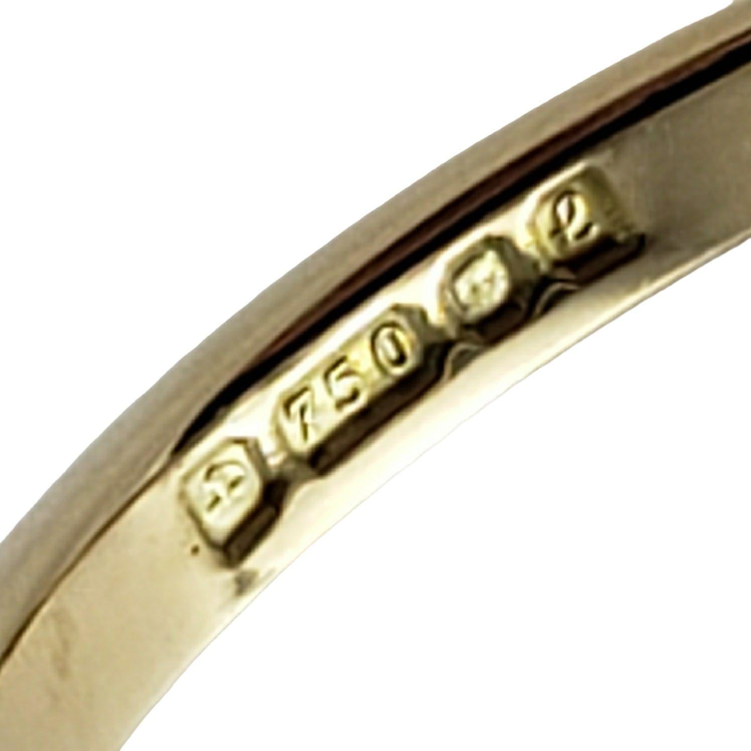 18 Karat Yellow Gold and Diamond Wedding Anniversary Ring For Sale 3