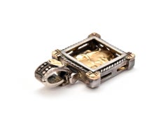 18 Karat Yellow Gold and Sterling Silver Tagliamonte Pendant