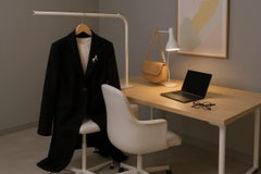 18 Karat Yellow Gold and Translucent Red Blue Enamel Poodle Brooch