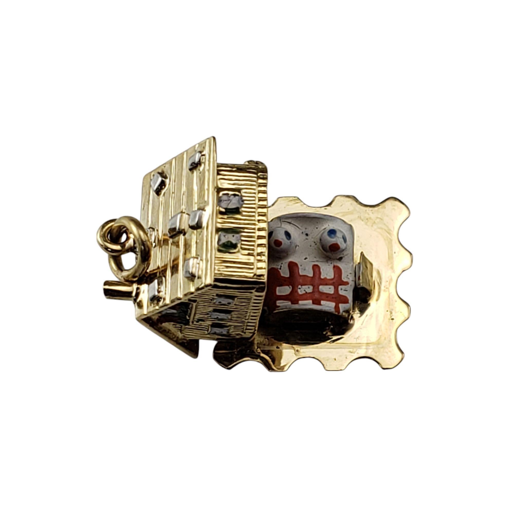 18 Karat Yellow Gold Articulated Swiss Chalet Charm #20921 1