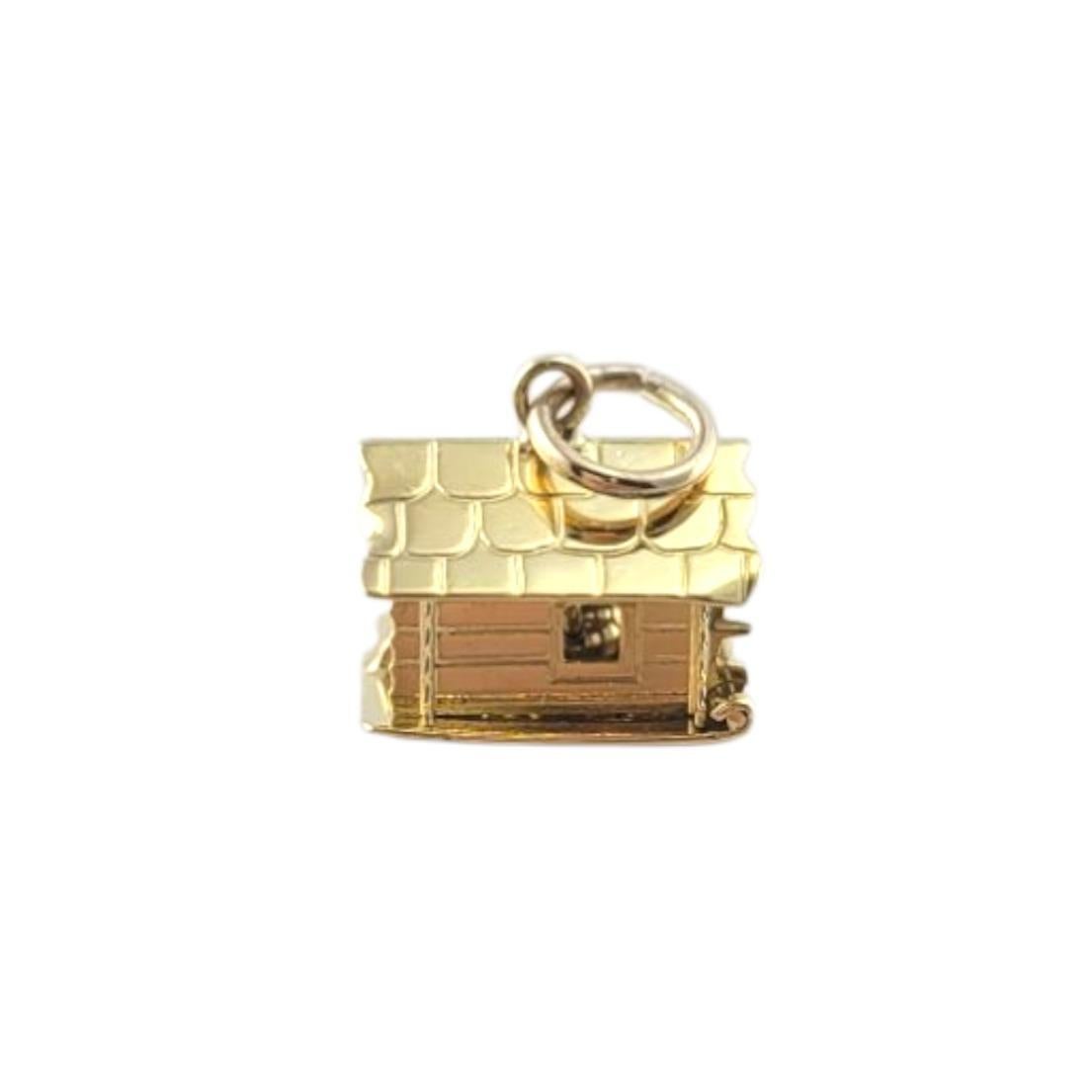 Charm en or jaune 18 carats avec maison articulée #21513 en vente 2