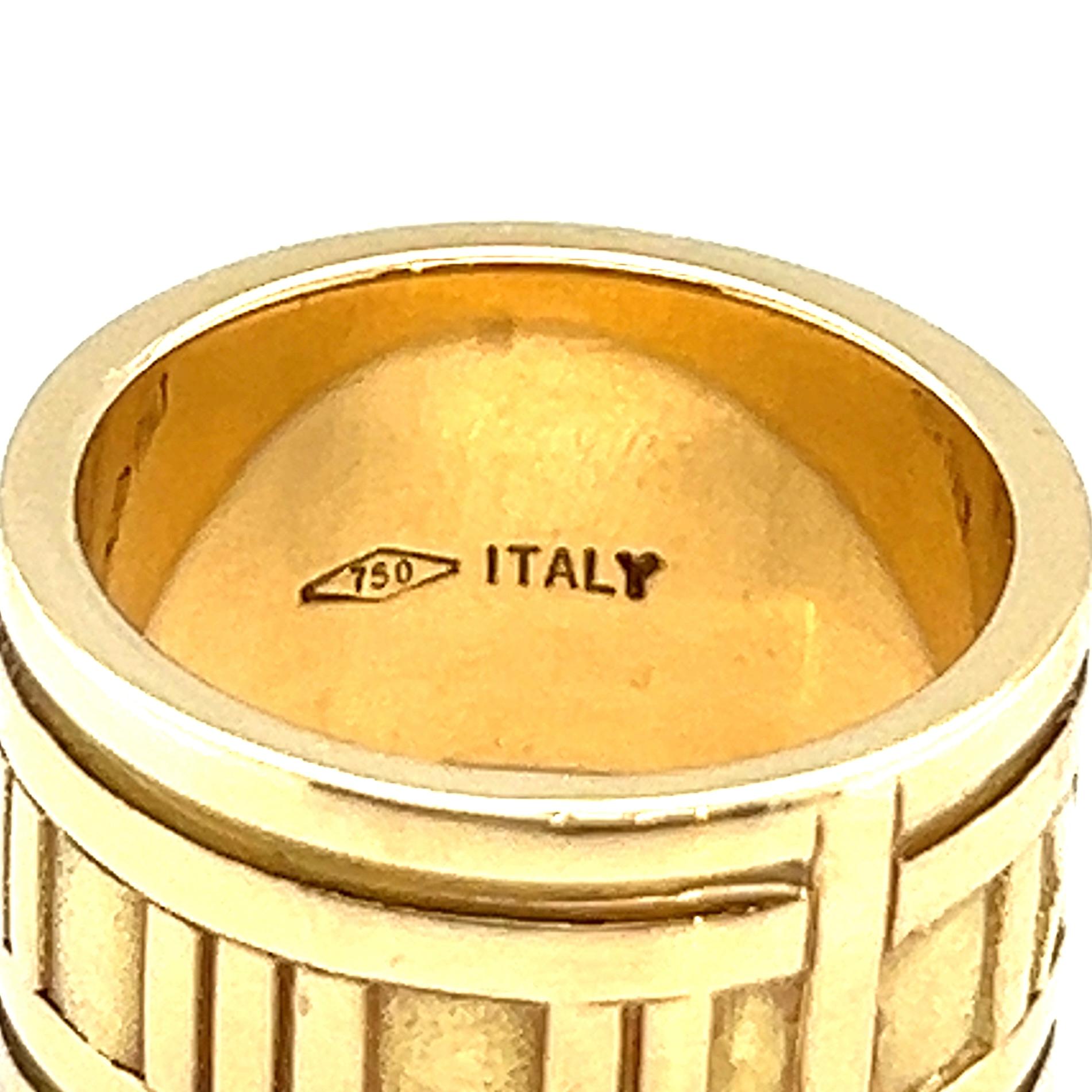 18 Karat Yellow Gold Atlas Band Ring by Tiffany & Co, 1995 1