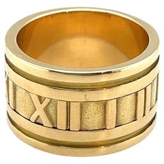 18 Karat Yellow Gold Atlas Band Ring by Tiffany & Co, 1995