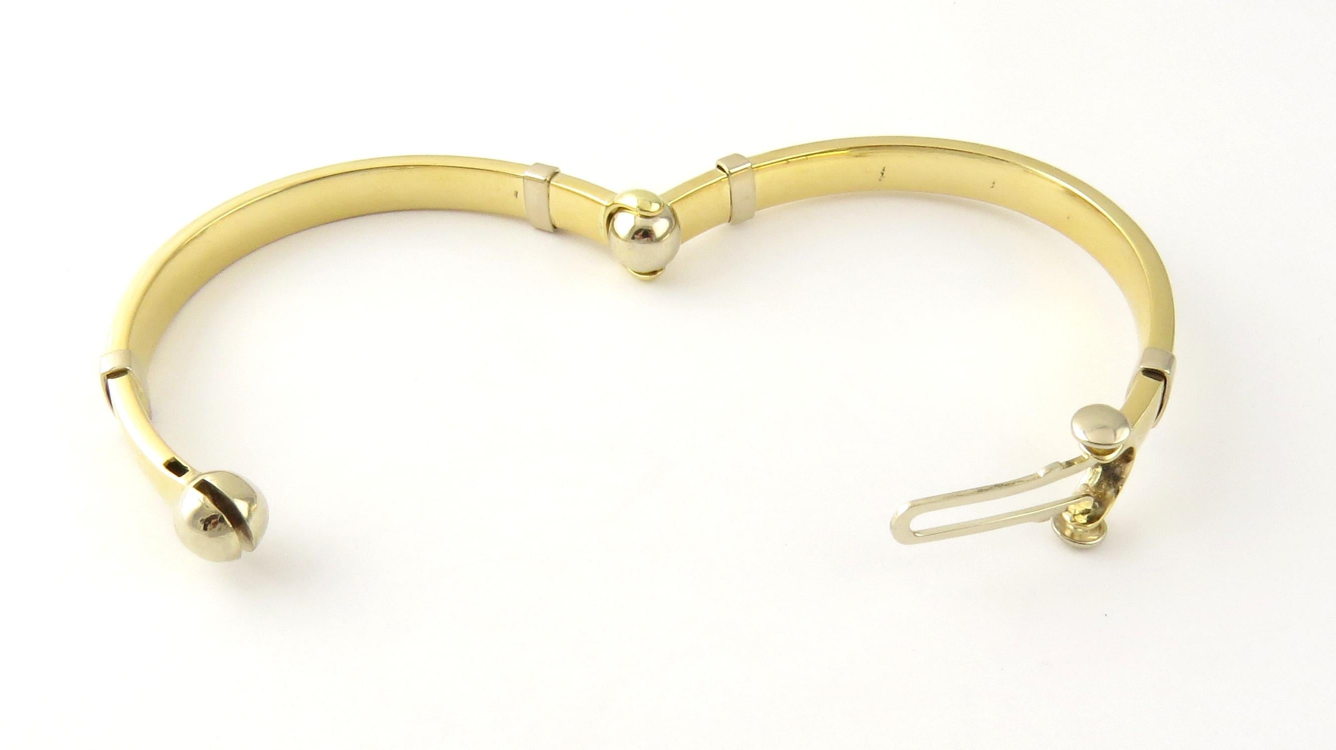 18 Karat Yellow Gold Bangle Bracelet 1