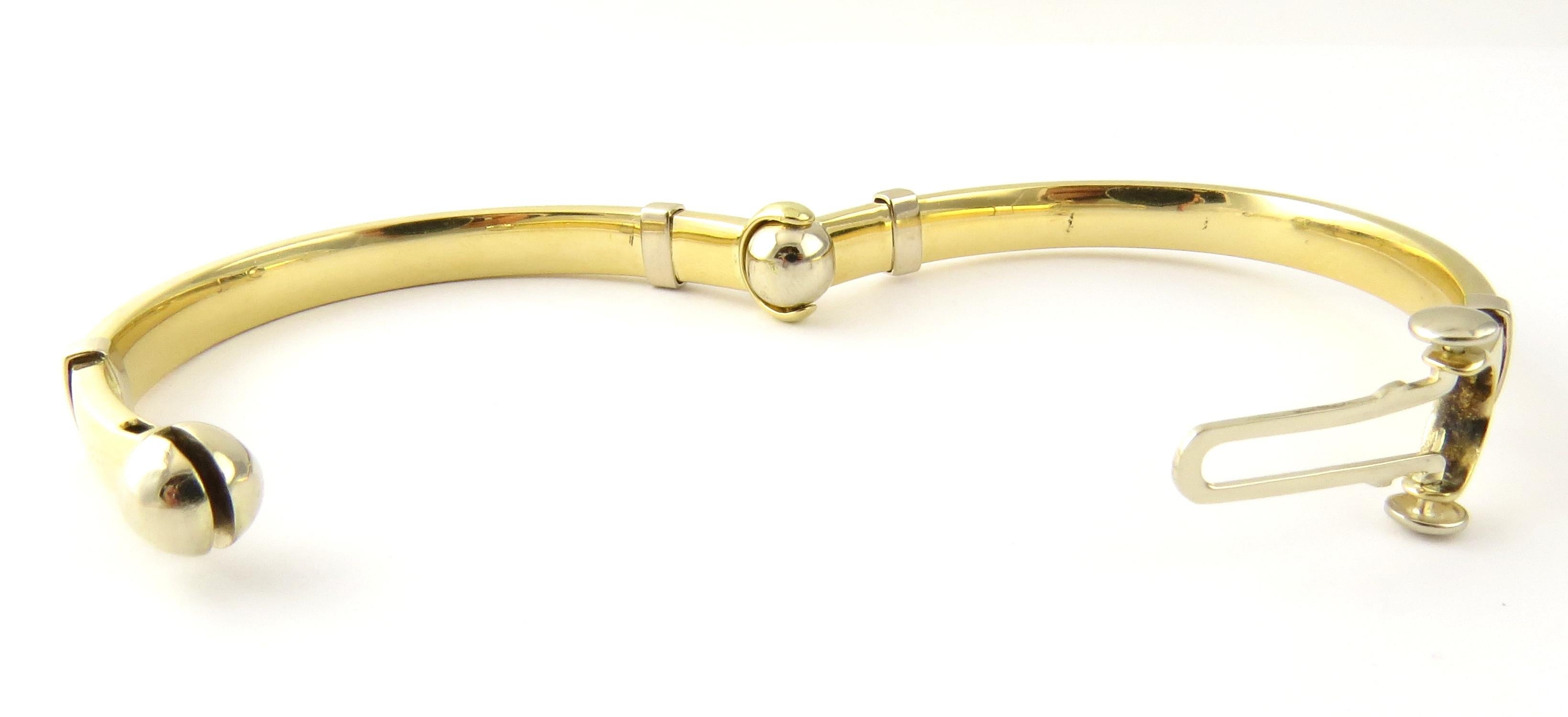 18 Karat Yellow Gold Bangle Bracelet 2