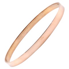 18 Karat Yellow Gold Bangle Bracelet