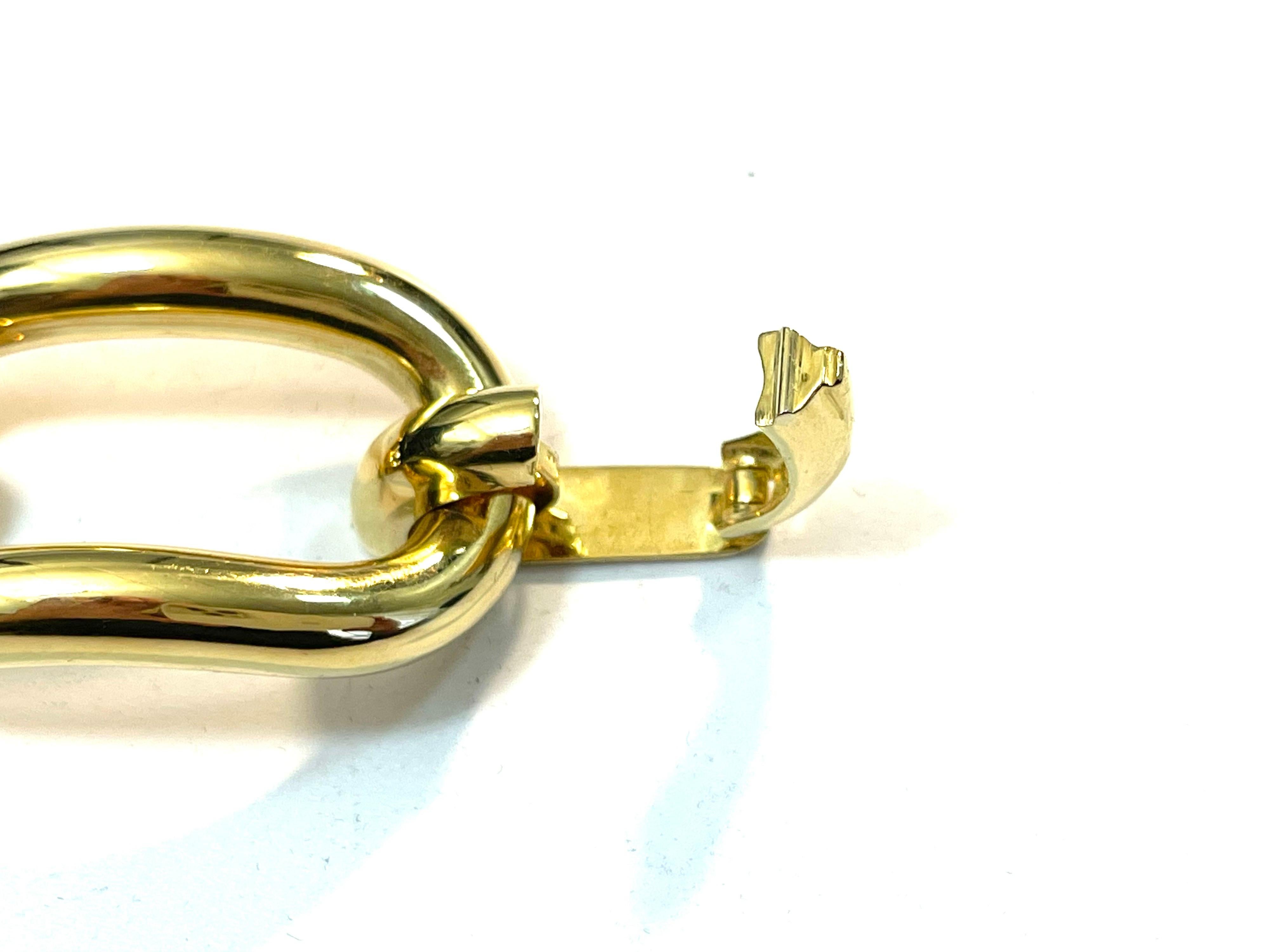 18 Karat Yellow Gold Bangle In New Condition In Milano, Lombardia