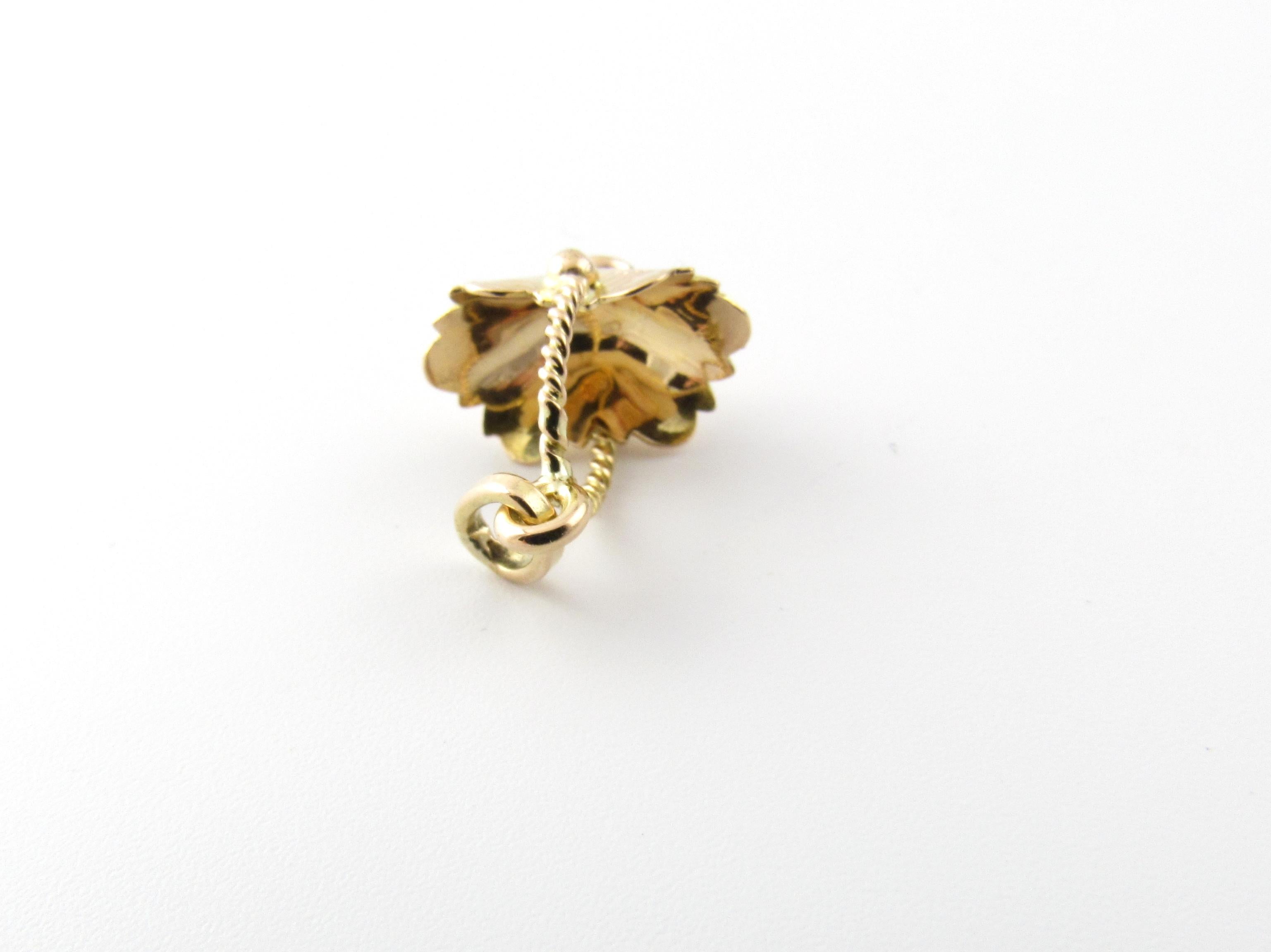 18 Karat Yellow Gold Basket Charm 2